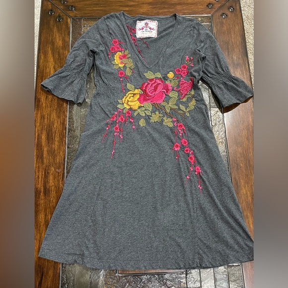 Johnny Was Roses Embroidered Dress - Picture 10 of 10
